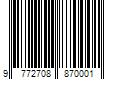 Barcode Image for UPC code 9772708870001