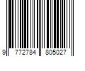 Barcode Image for UPC code 9772784805027