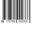 Barcode Image for UPC code 9772785002333