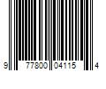 Barcode Image for UPC code 977800041154