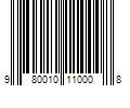 Barcode Image for UPC code 980010110008