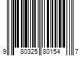 Barcode Image for UPC code 980325801547