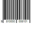 Barcode Image for UPC code 9810000008101