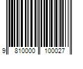 Barcode Image for UPC code 9810000100027