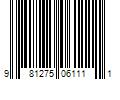 Barcode Image for UPC code 981275061111