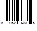 Barcode Image for UPC code 981504042805