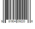 Barcode Image for UPC code 981504092206