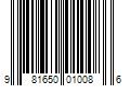 Barcode Image for UPC code 981650010086