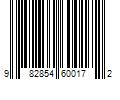 Barcode Image for UPC code 982854600172