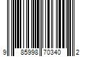 Barcode Image for UPC code 985998703402