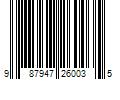 Barcode Image for UPC code 987947260035