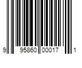 Barcode Image for UPC code 995860000171