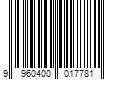 Barcode Image for UPC code 9960400017781