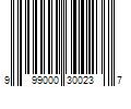 Barcode Image for UPC code 999000300237