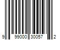 Barcode Image for UPC code 999000300572