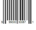 Barcode Image for UPC code 999000300671