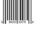 Barcode Image for UPC code 999000300756