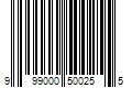 Barcode Image for UPC code 999000500255