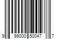 Barcode Image for UPC code 999000500477