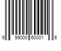 Barcode Image for UPC code 999000600016