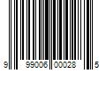 Barcode Image for UPC code 999006000285