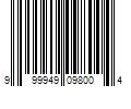 Barcode Image for UPC code 999949098004