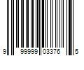 Barcode Image for UPC code 999999033765